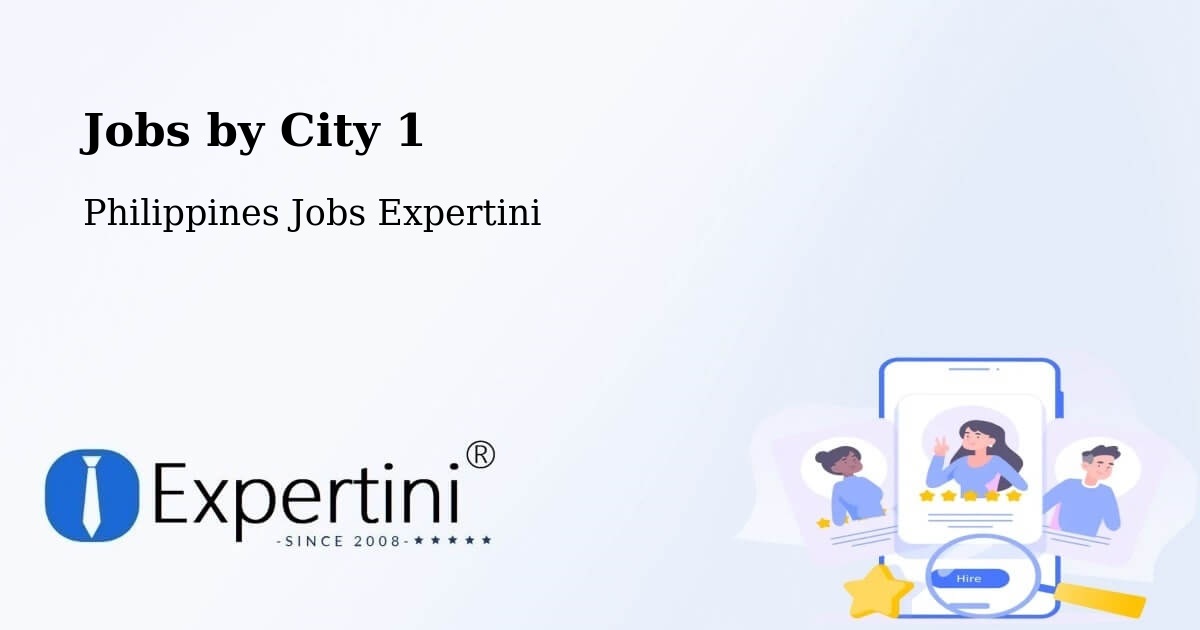 City Jobs in Philippines - Expertini